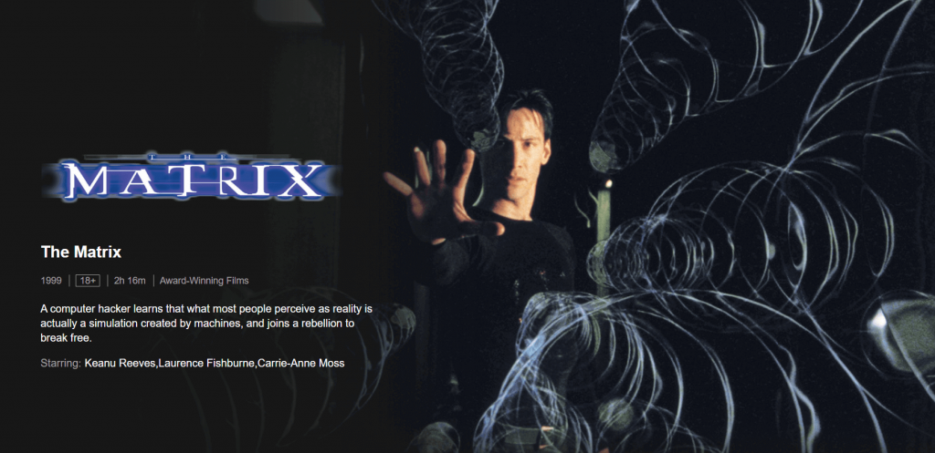 Best Top 10 Netflix Movies To Watch Right Now with Best Ratings 1 The Matrix
