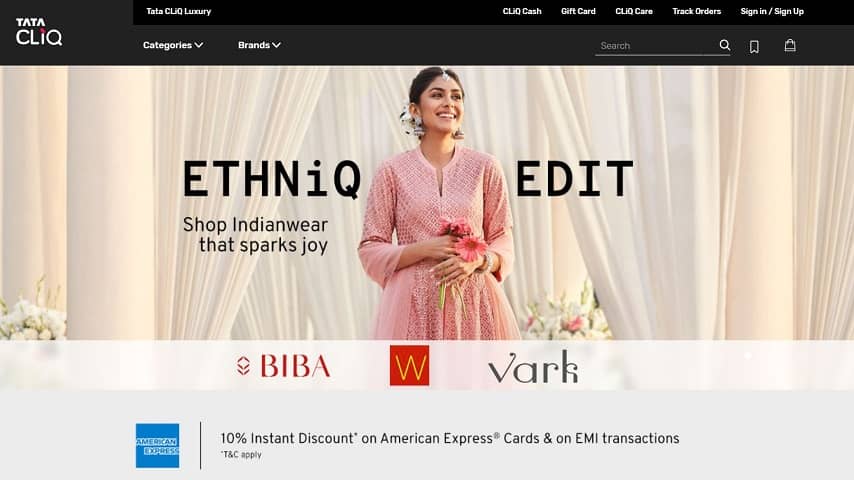 Top 10 Best Online Clothing Shopping Sites in India 2023 5 Tatacliq.com